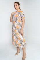 نتشي تنورة ميدي مشجرة