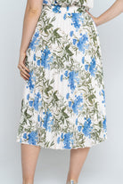 نتشي تنورة ميدي مشجرة