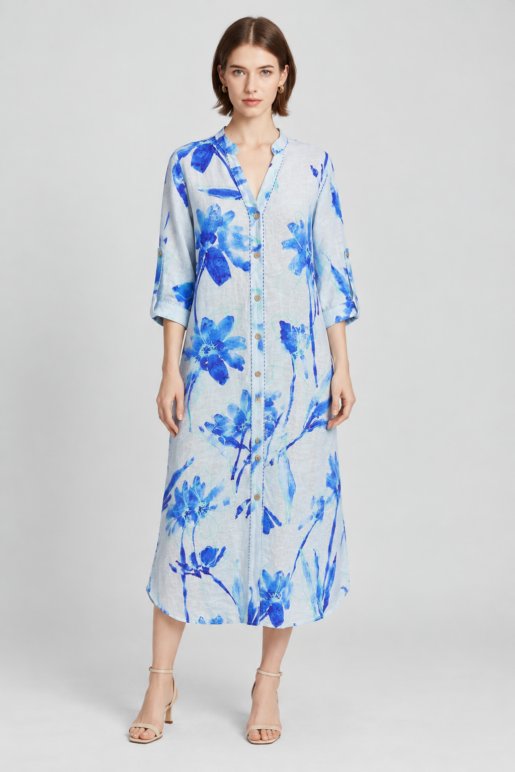 LV0907S262ZI blue full front - model Maria