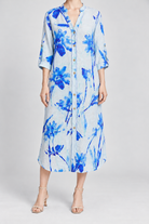 LV0907S262ZI blue garment front - model Maria