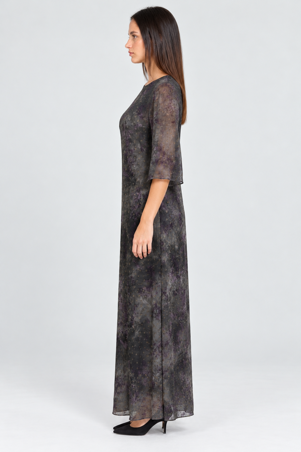 LV0946S261TO purple-gray side view on Liza