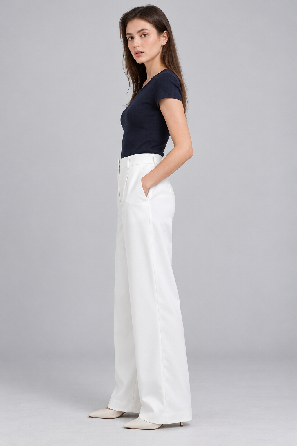 Side view on Andrea - LV1015S263AN White