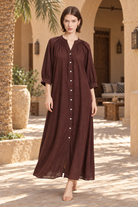 LV1166S262ZI brown lifestyle - model Maria