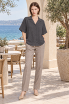 LV1334S263WN grey lifestyle - model Maria