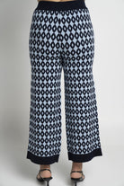 ميكا بنطلون طويل نسائي منسوج مطبوع