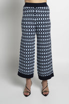 ميكا بنطلون طويل نسائي منسوج مطبوع