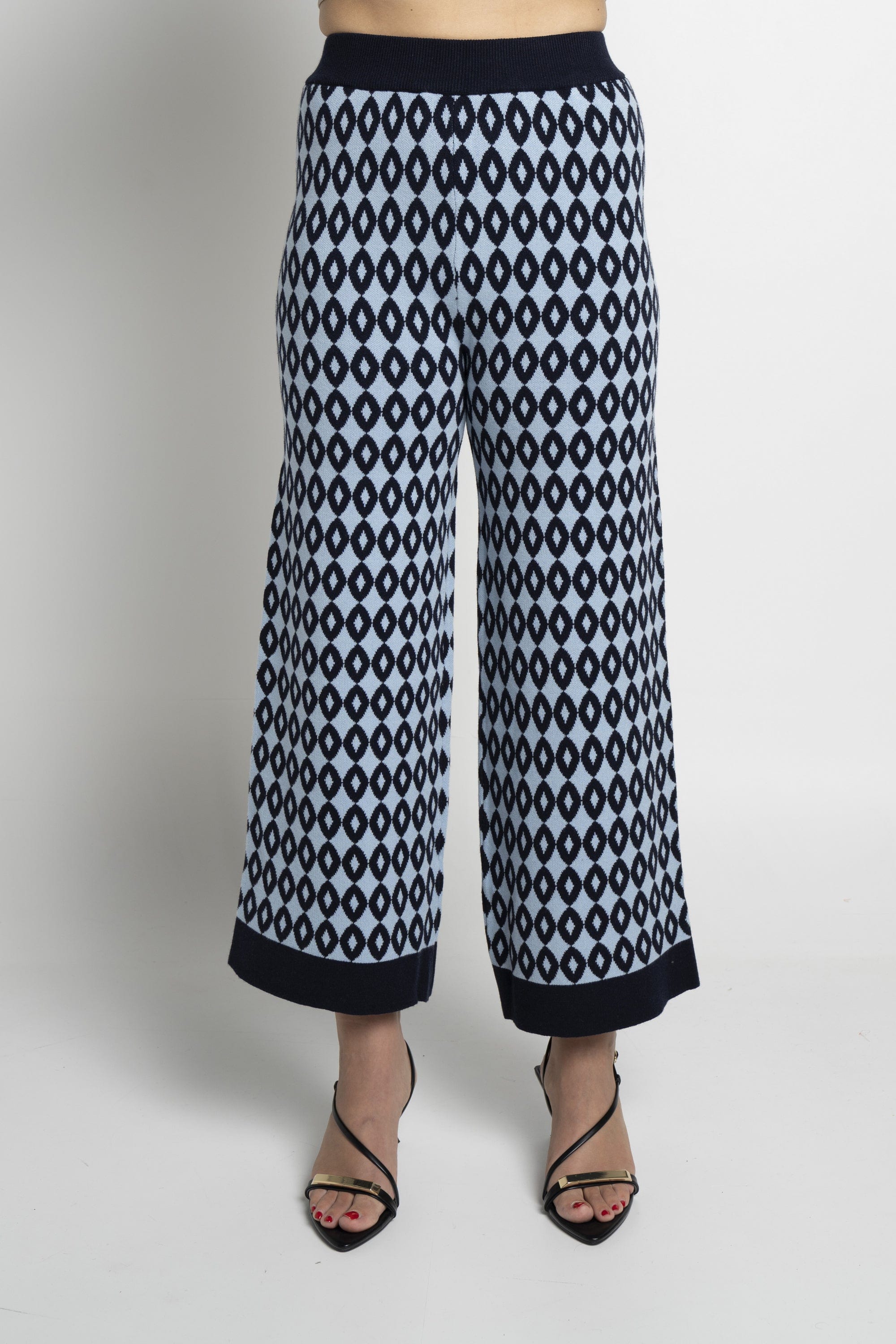 ميكا بنطلون طويل نسائي منسوج مطبوع