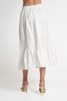 ميكا تنورة ميدي نسائية بخصر مطاطي