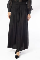 ميكا تنورة طويلة مطاطية من أعلى واسعة من أسفل نسائي