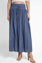 ميكا تنورة طويلة مطاطية من أعلى واسعة من أسفل نسائي