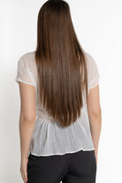 ميكا قميص بأكمام قصيرة برباط خصر