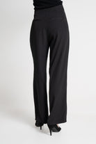 ميكا بنطلون طويل سادة بأزرار أمامية واسع نسائي