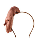 جينجرسنابس توكة طوق بناتي مخملة بني