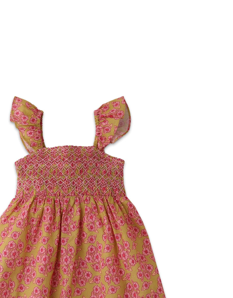 جينجرسنابس فستان بناتي منسوج مورد حمالات متعدد الألوان