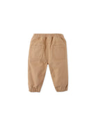 جينجرسنابس بنطلون واسع جيب جانبي برباط بيبي ولادي بني