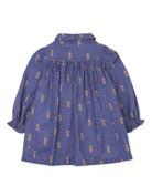 جينجرسنابس فستان بناتي رضع بازرار في محيط الصدر مع نقشة متعدد الألوان