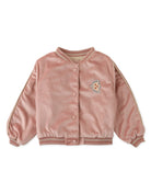 جينجرسنابس طقم بناتي رضع سادة بنطلون وتيشيرت كم طويل وردي