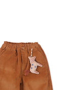 جينجرسنابس بنطلون بناتي رضع مضلع بني