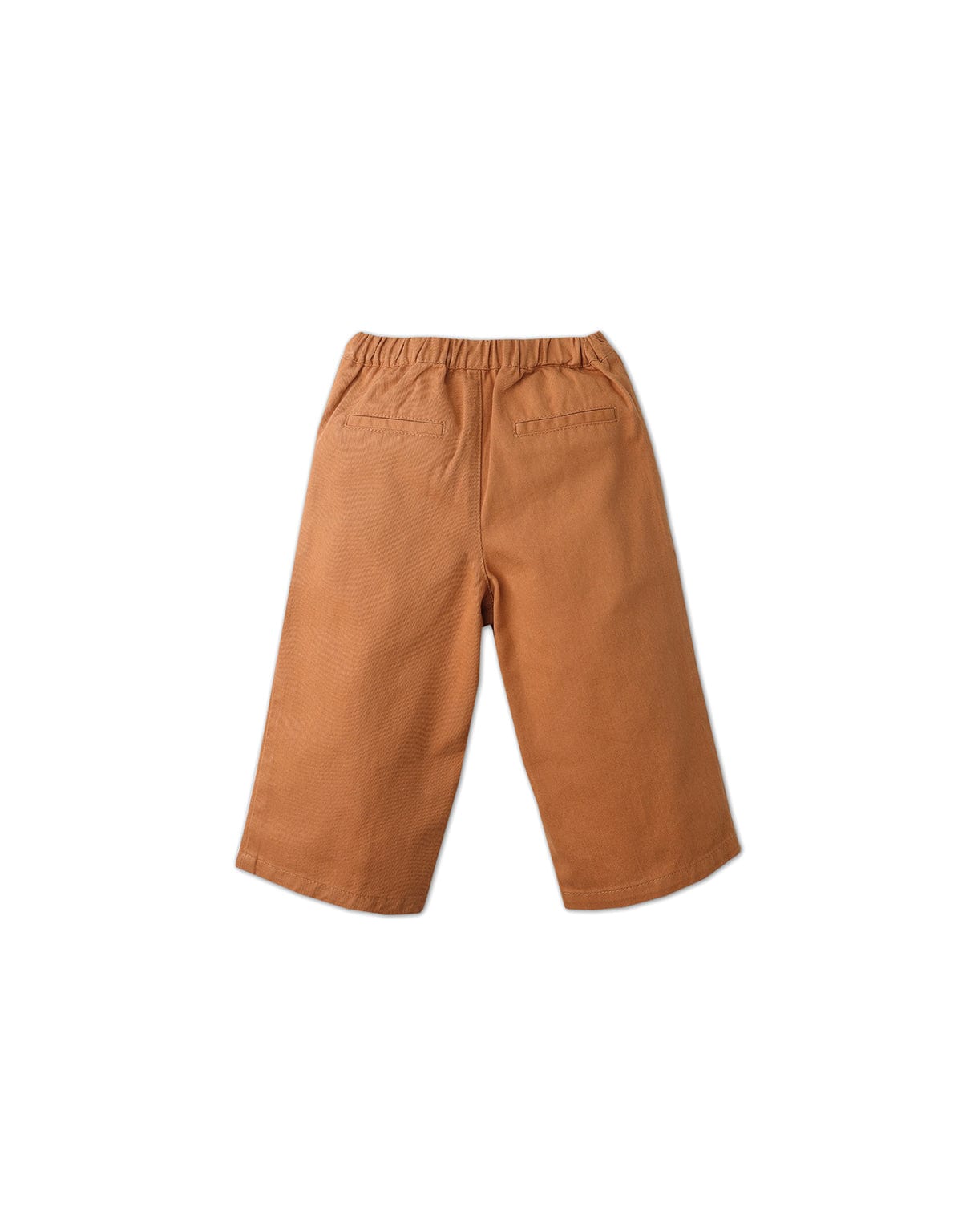 جينجرسنابس بنطلون بأزرار أمامية واسعة سادة بناتي رضع بني