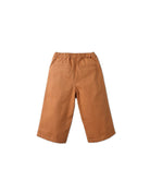 جينجرسنابس بنطلون بأزرار أمامية واسعة سادة بناتي رضع بني