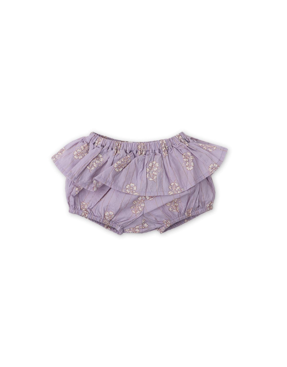 جينجرسنابس شورت بناتي رضع مورد بنفسجي أرجواني