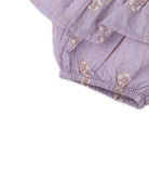 جينجرسنابس شورت بناتي رضع مورد بنفسجي أرجواني