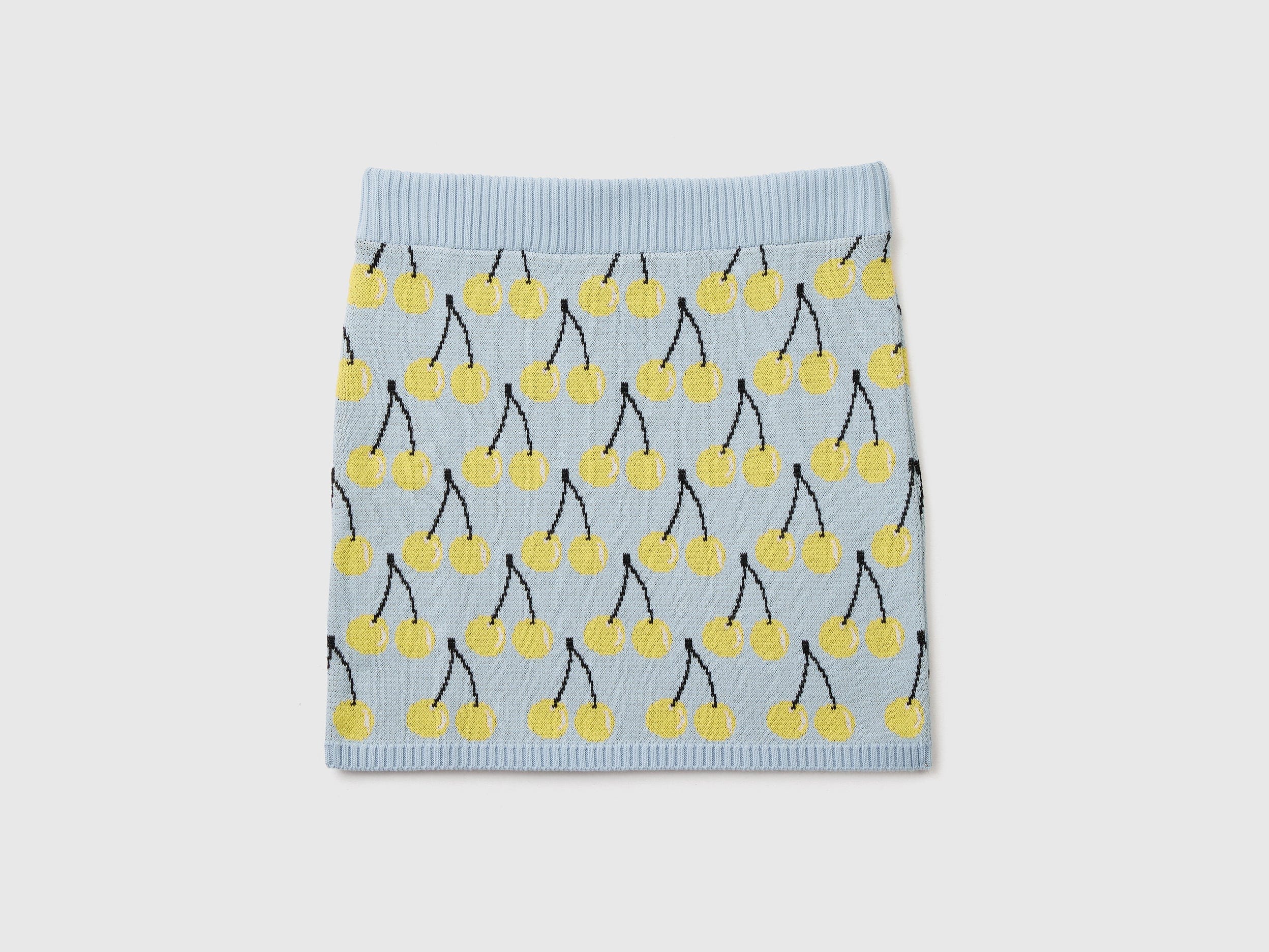 يونايتد كولورز اوف بينيتون تنورة اطفالي قصيرة بنقشة كريز