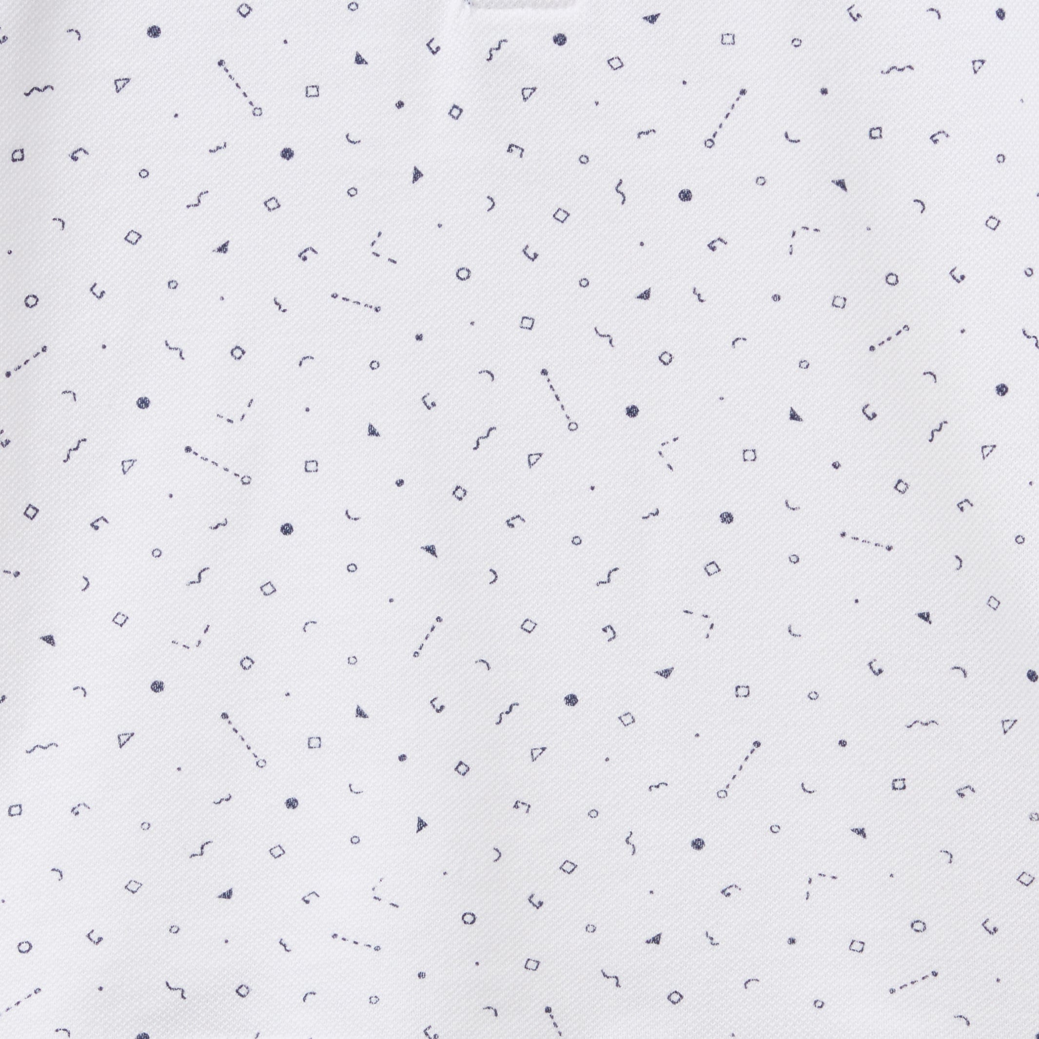 يونايتد كولورز اوف بينيتون تيشيرت بولو بنقشة مصغرة نص كم أطفالي