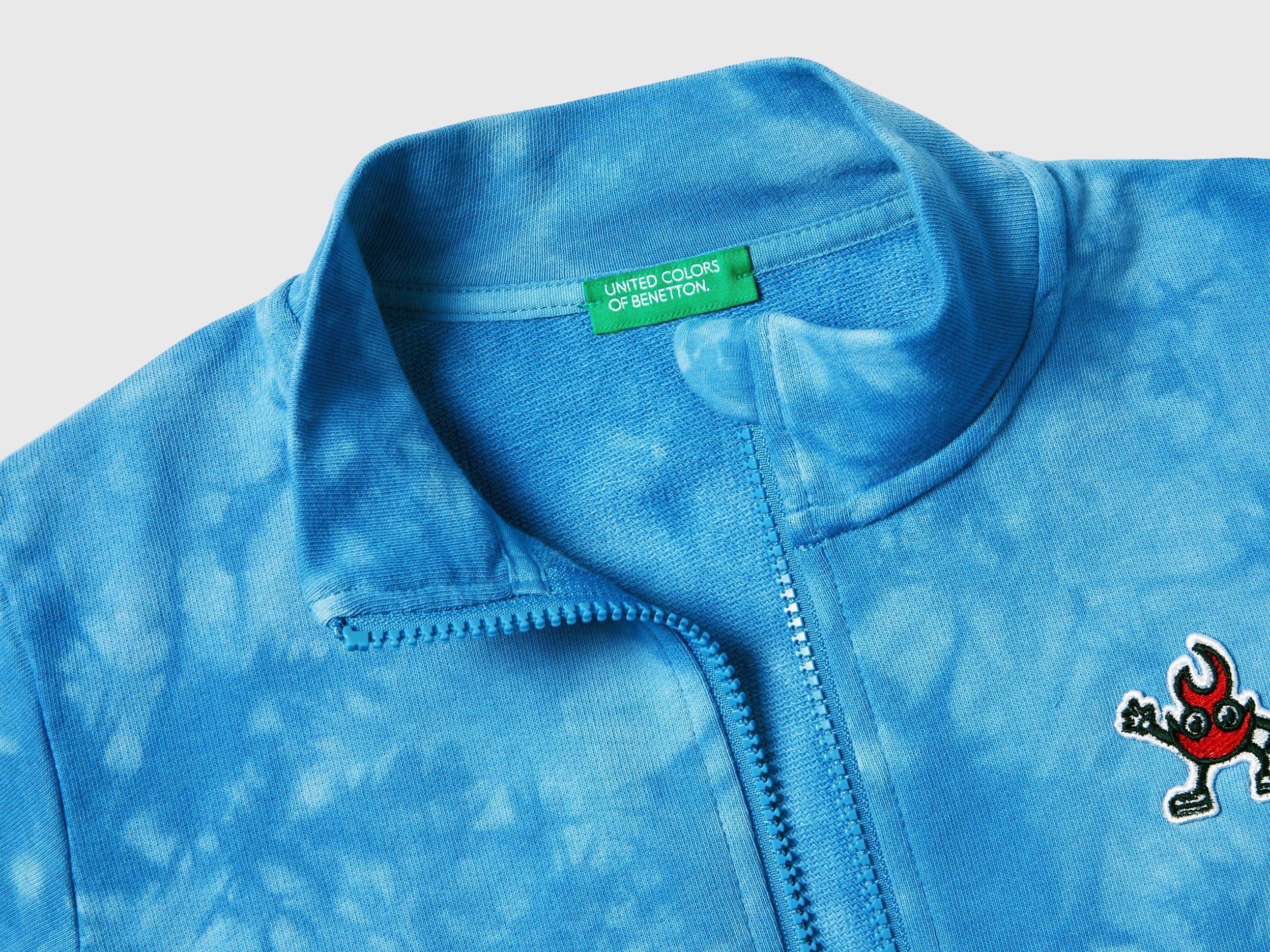 يونايتد كولورز اوف بينيتون هودي أطفالي قطن 100% مصبوغ برباط