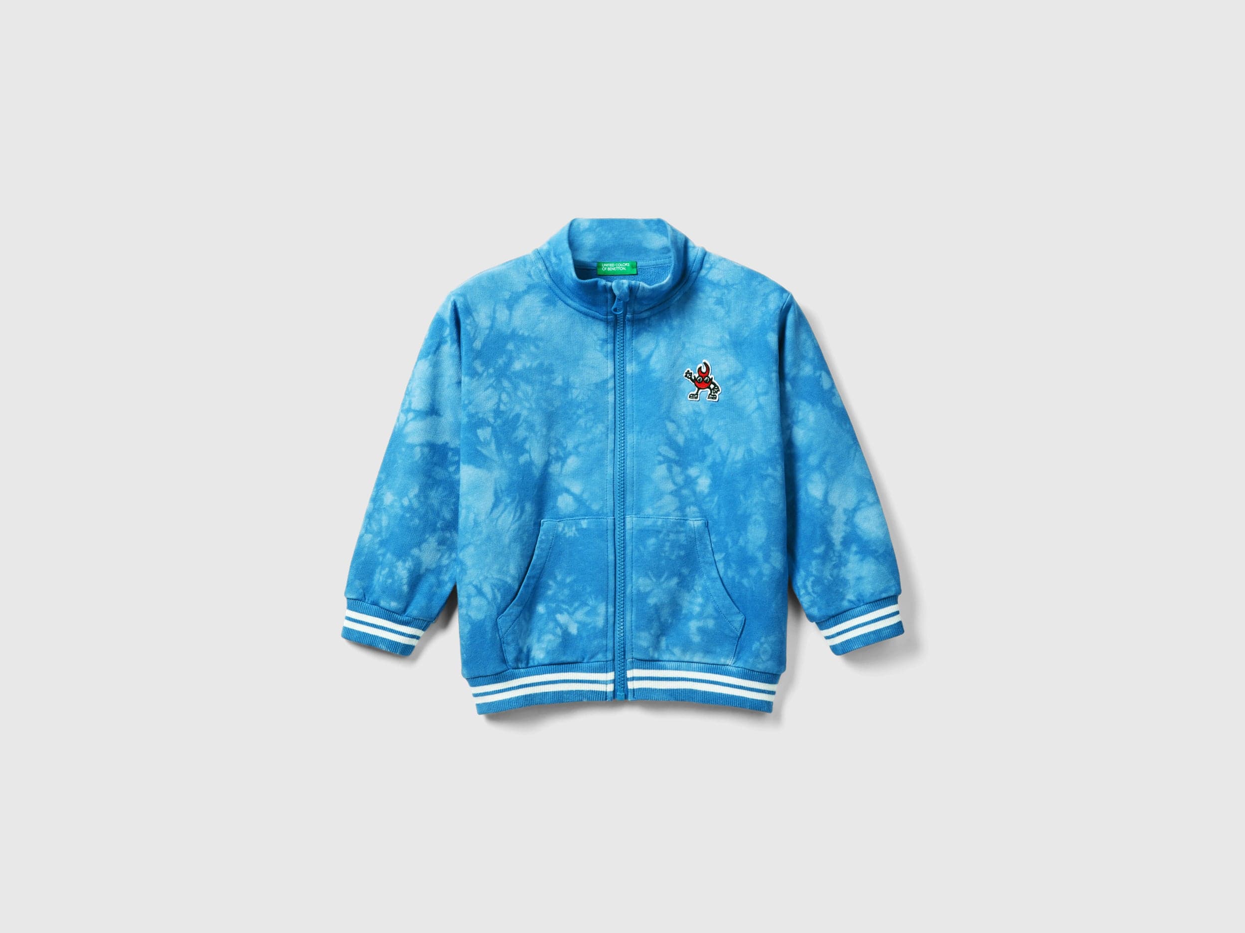 يونايتد كولورز اوف بينيتون هودي أطفالي قطن 100% مصبوغ برباط