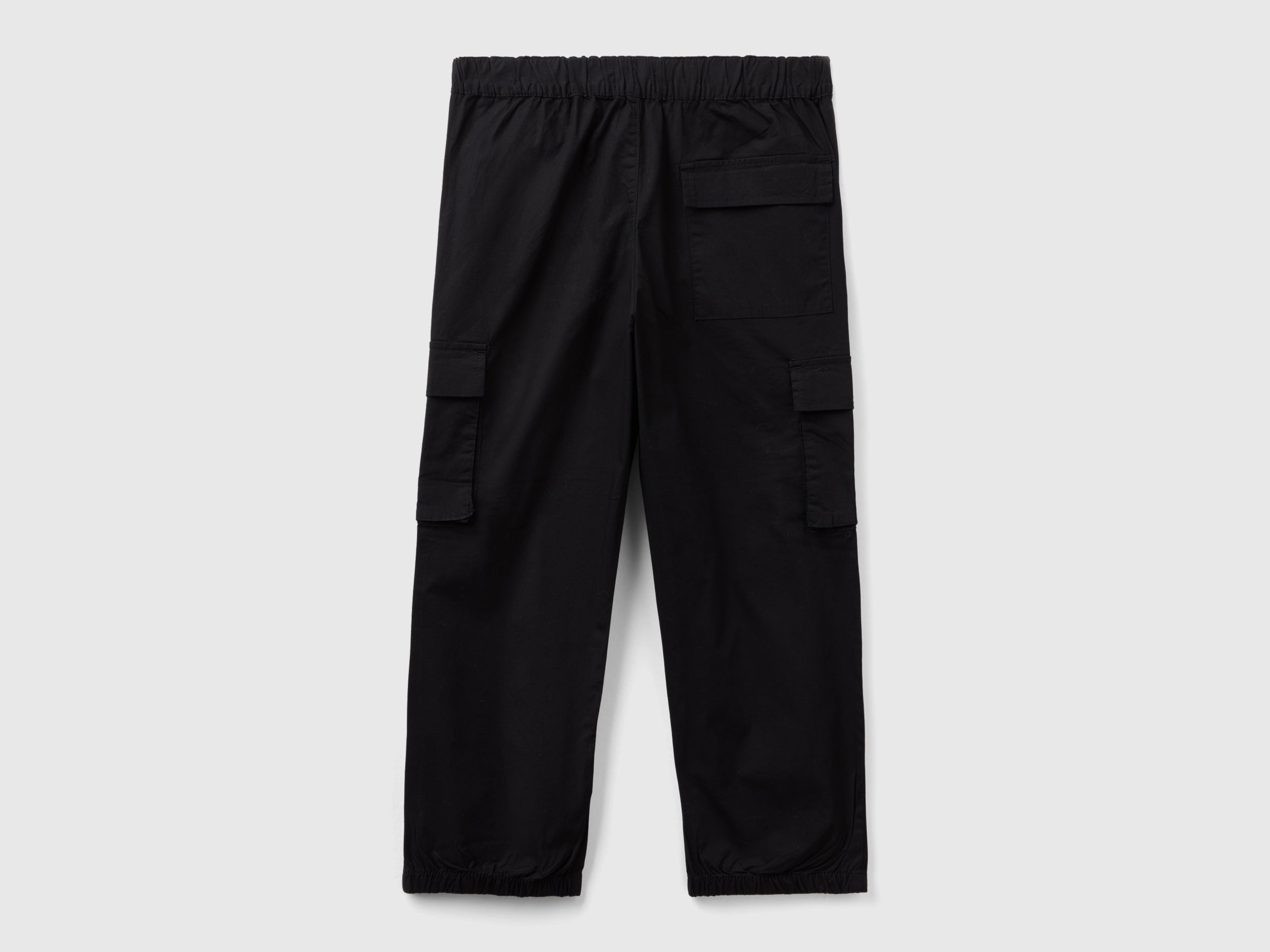 يونايتد كولورز اوف بينيتون سروال باراشوت قطن مطاطي سادة أطفالي