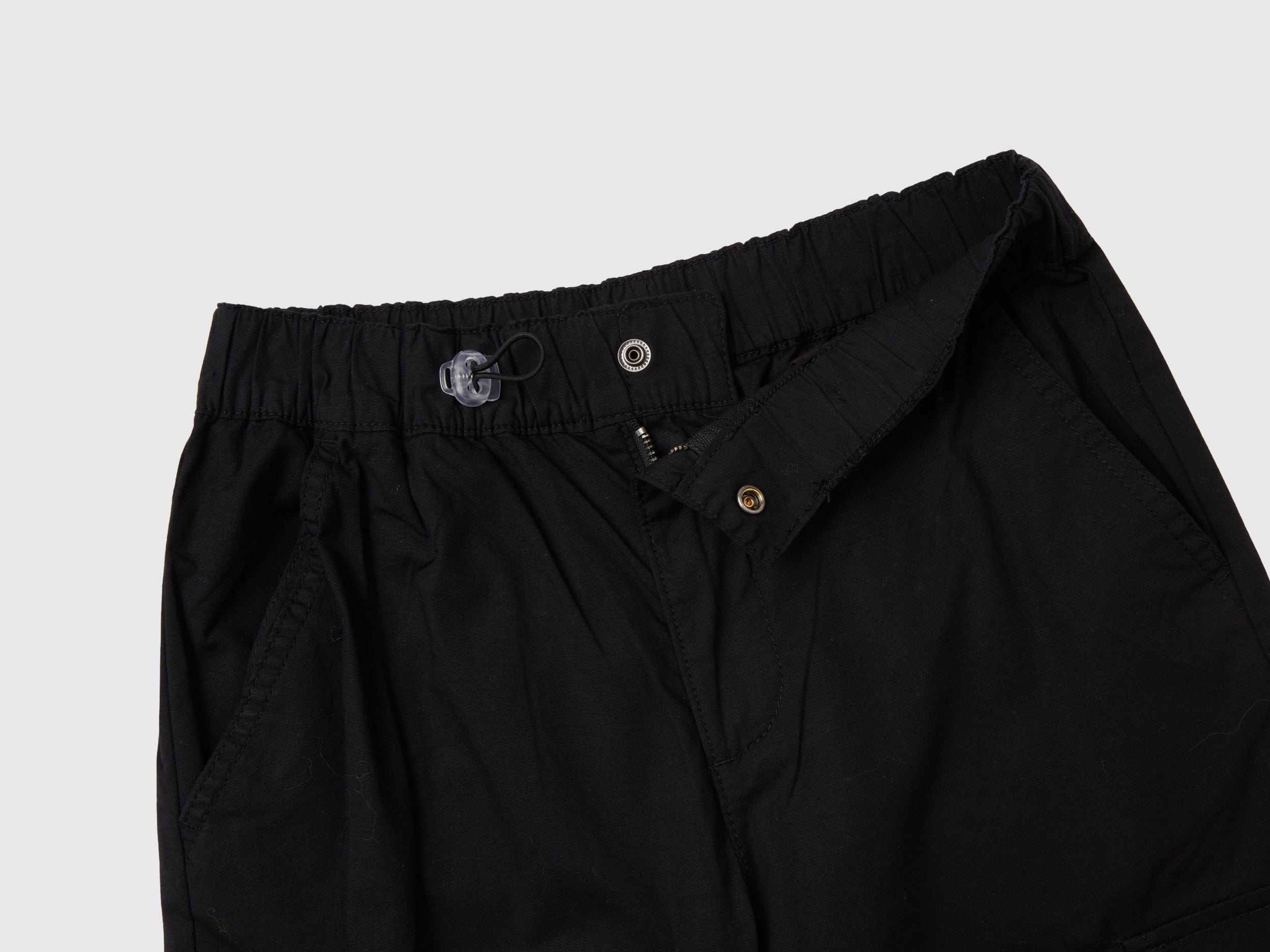 يونايتد كولورز اوف بينيتون سروال باراشوت قطن مطاطي سادة أطفالي