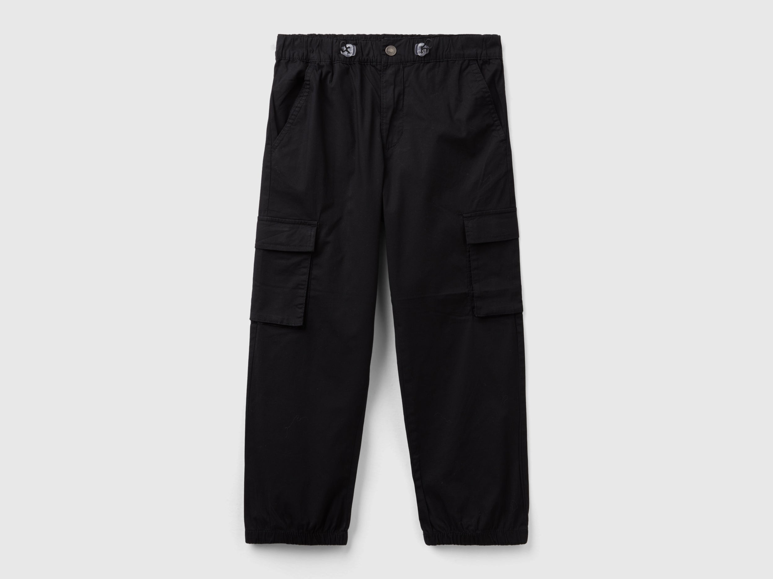 يونايتد كولورز اوف بينيتون سروال باراشوت قطن مطاطي سادة أطفالي