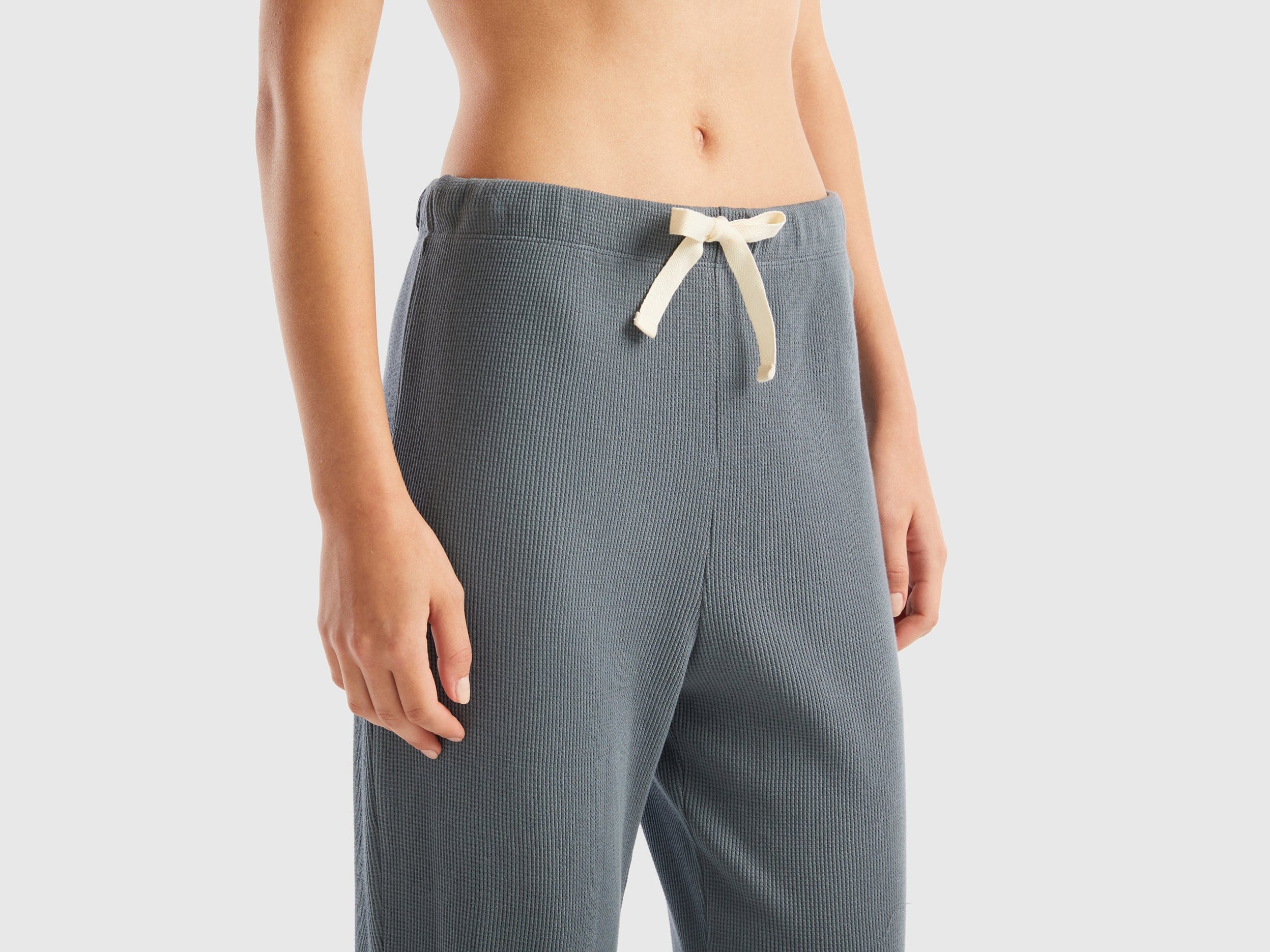 يونايتد كولورز اوف بينيتون بيجاما طويلة من القطن النقي