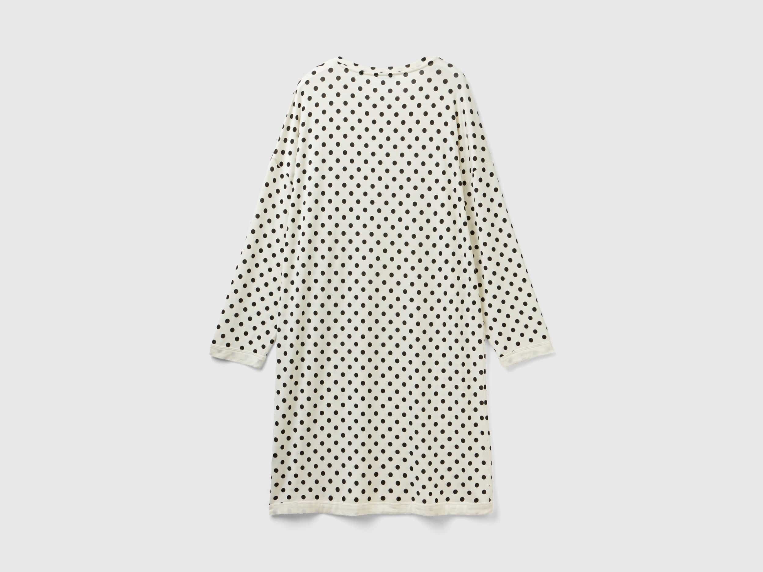 يونايتد كولورز اوف بينيتون قميص نوم نسائي بنقاط البولكا