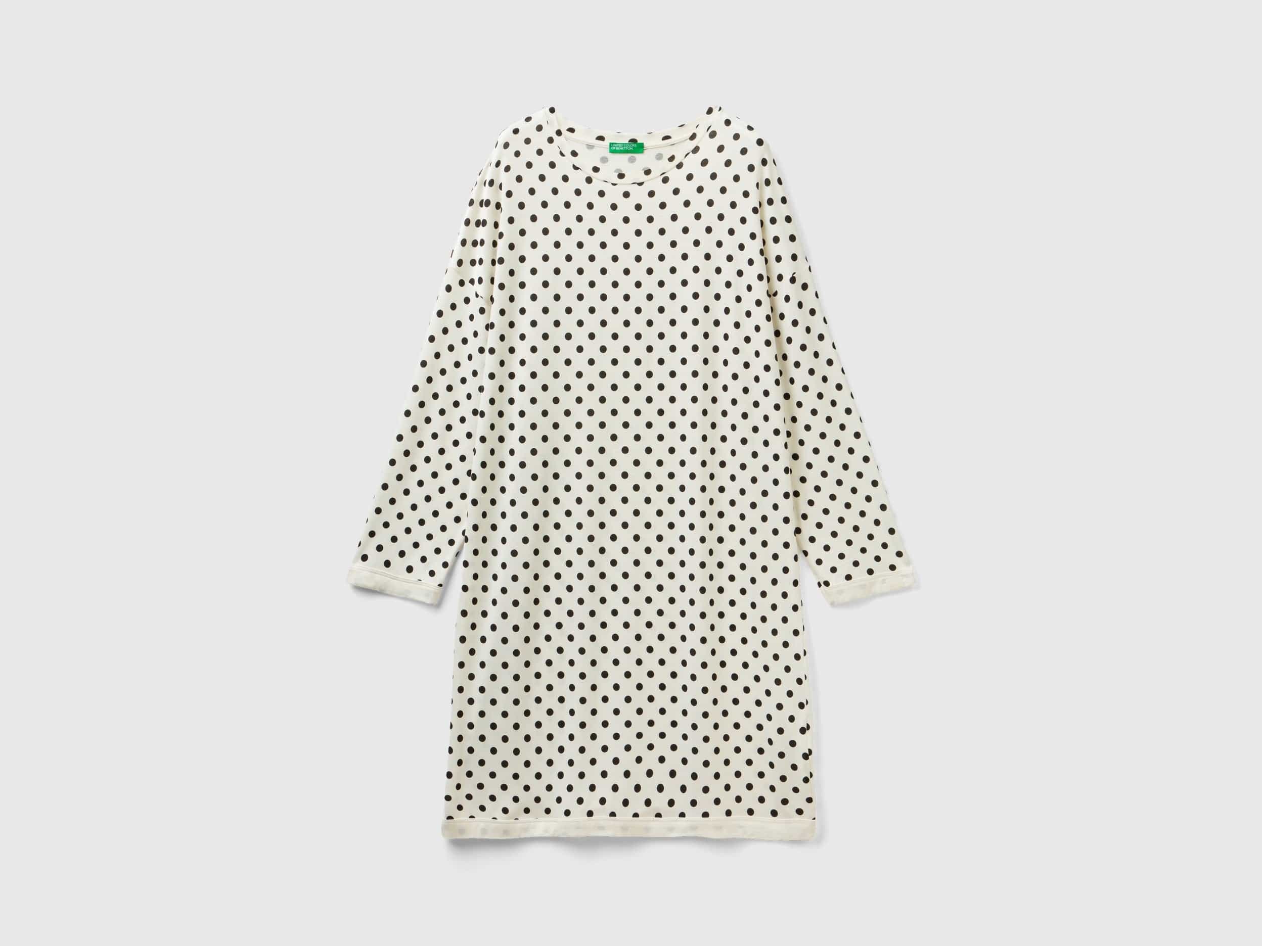 يونايتد كولورز اوف بينيتون قميص نوم نسائي بنقاط البولكا