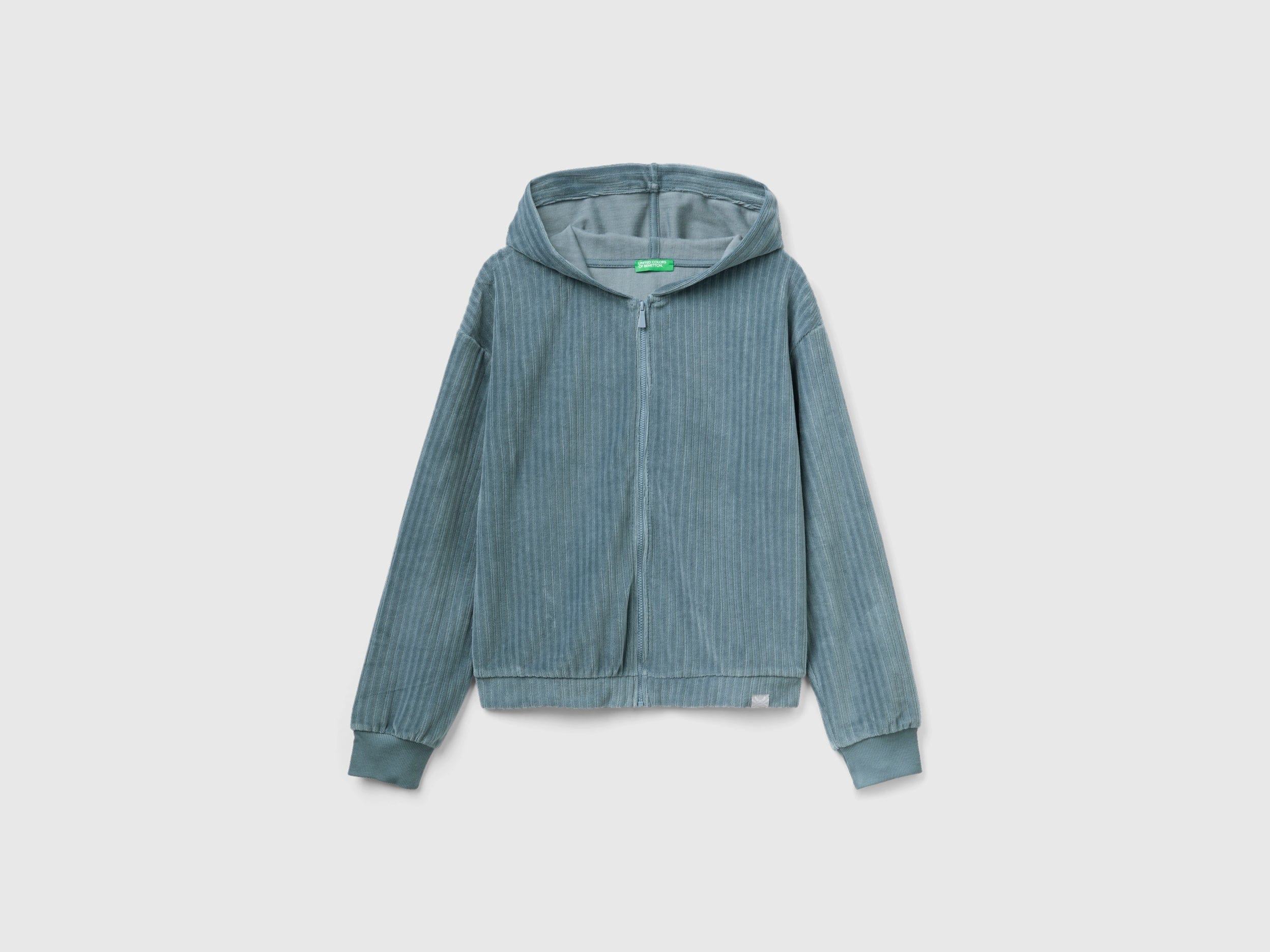 يونايتد كولورز اوف بينيتون هودي بشينيل بسحاب للنساء