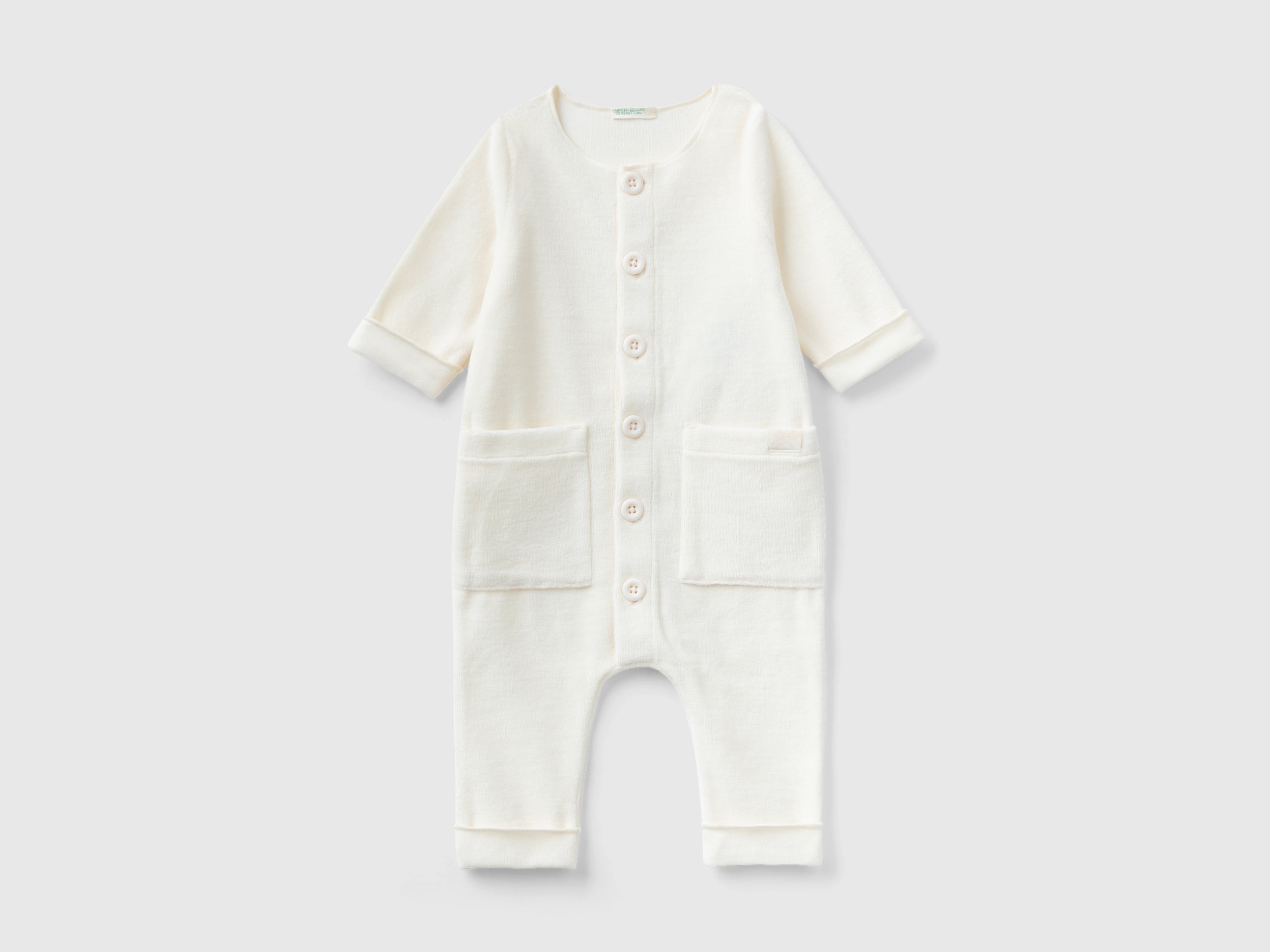 يونايتد كولورز اوف بينيتون سالوبيت رضع شانيل مع جيوب وازرار