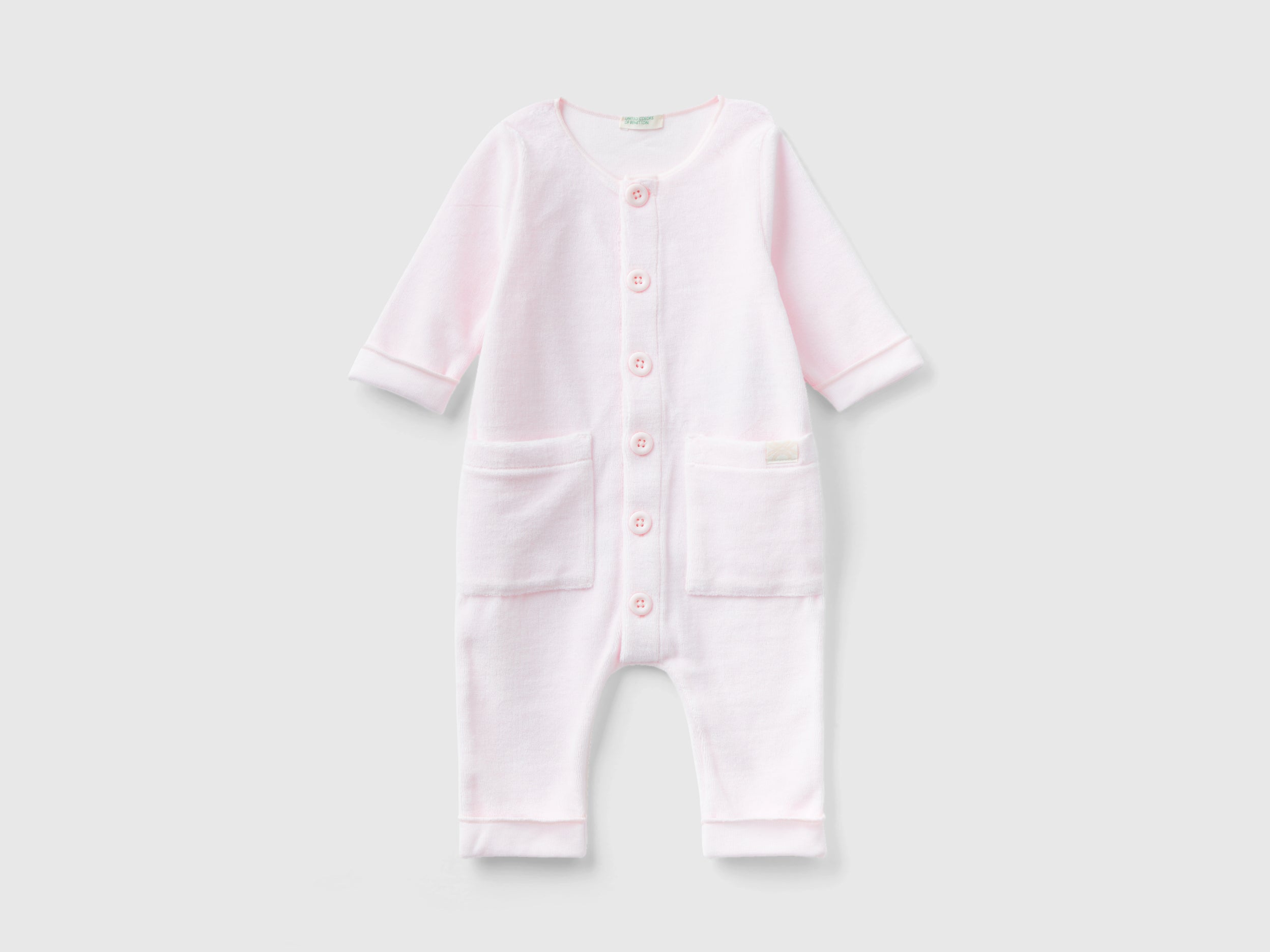 يونايتد كولورز اوف بينيتون سالوبيت رضع شانيل مع جيوب وازرار