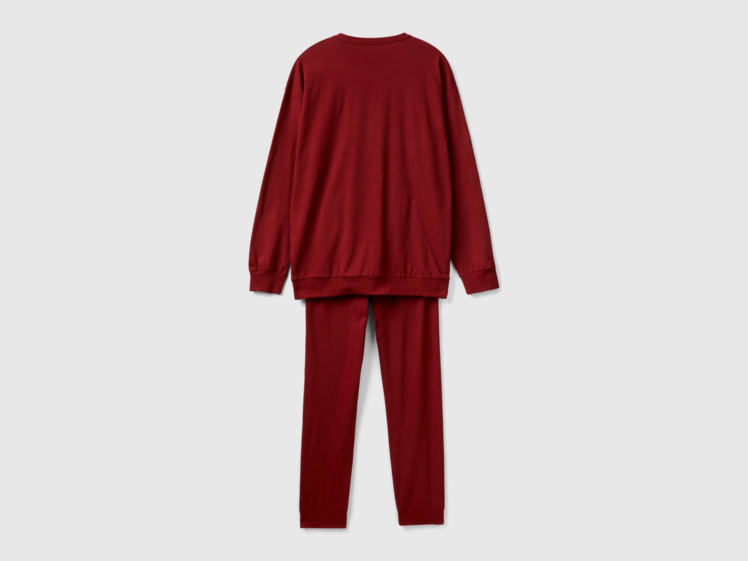 يونايتد كولورز اوف بينيتون بيجاما شبابي بشعار من القطن طويل الألياف