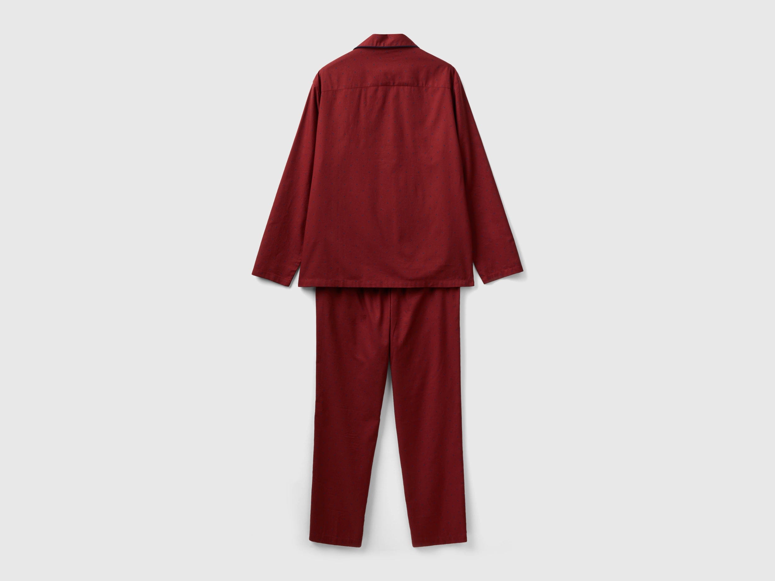 يونايتد كولورز اوف بينيتون بيجاما ملونة بنقوش نقاط ورقع رجالي