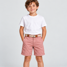 BKSH0578-2 pink child model garment front