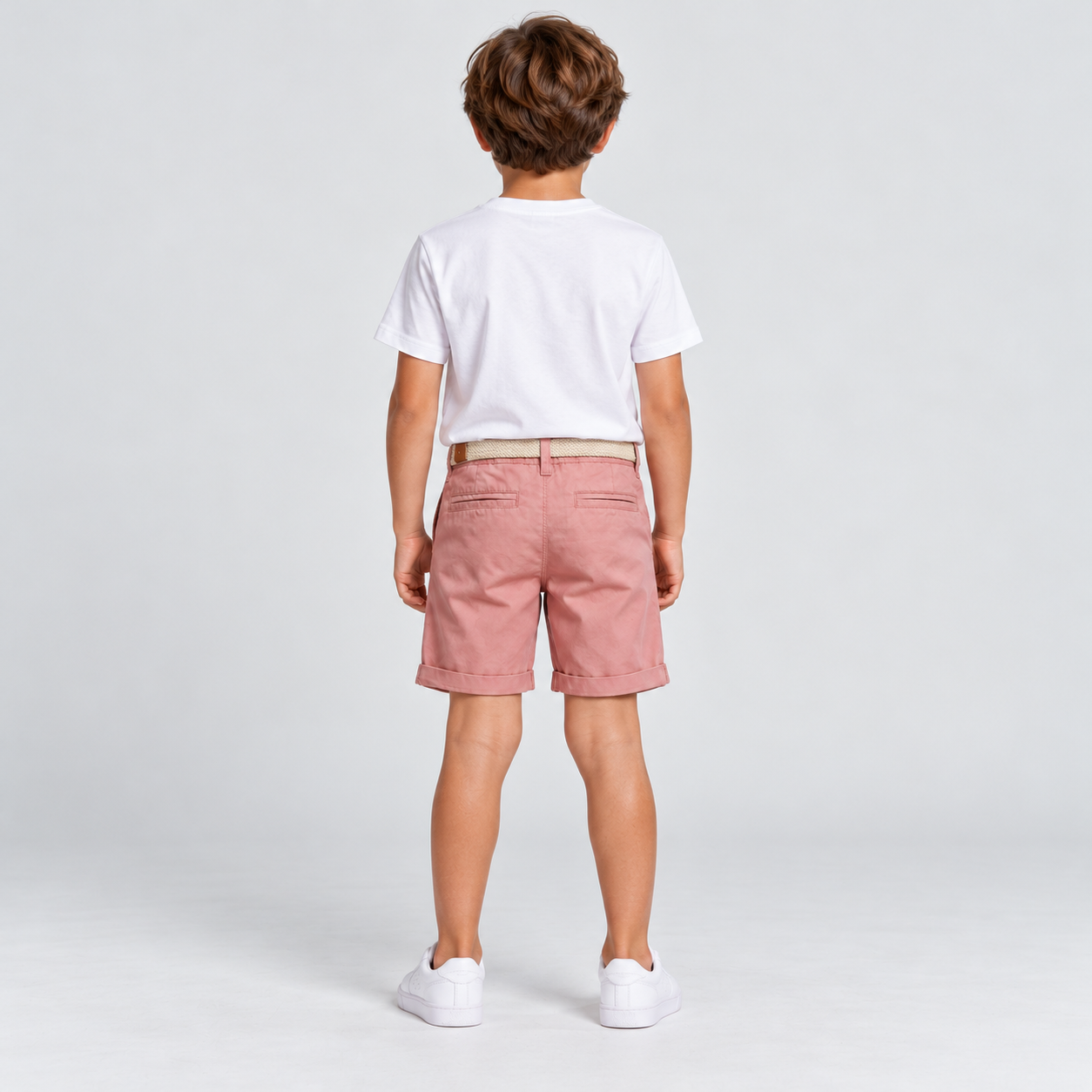 BKSH0578-2 pink child model back view
