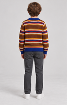 Gingersnaps children's sweater model photo, back view