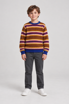 Gingersnaps children's sweater model photo, front view