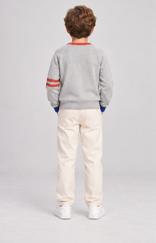 Gingersnaps children's top model photo, back view