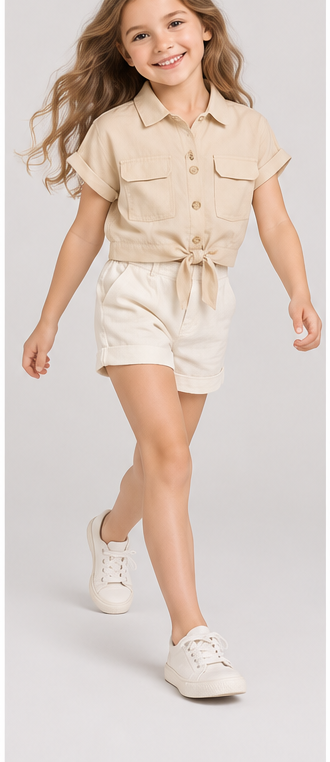 Gingersnaps girls top gbl1392, lifestyle view