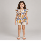 Gingersnaps girls top gbl1395, front view