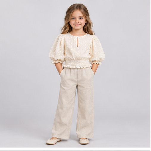 Gingersnaps girls top gbl1421, front view