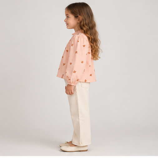 Gingersnaps girls top gbl1431, left side view